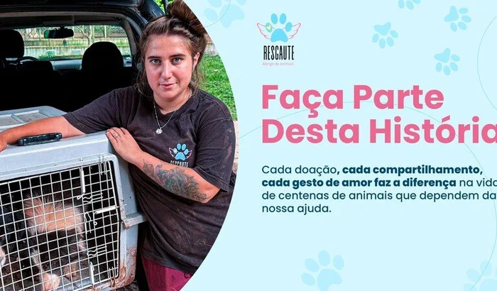 Faça parte desta história — Resgaute Abrigo de Animais
